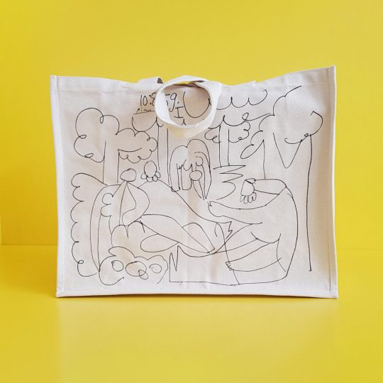 KT Shopper mit Picasso-Motiv