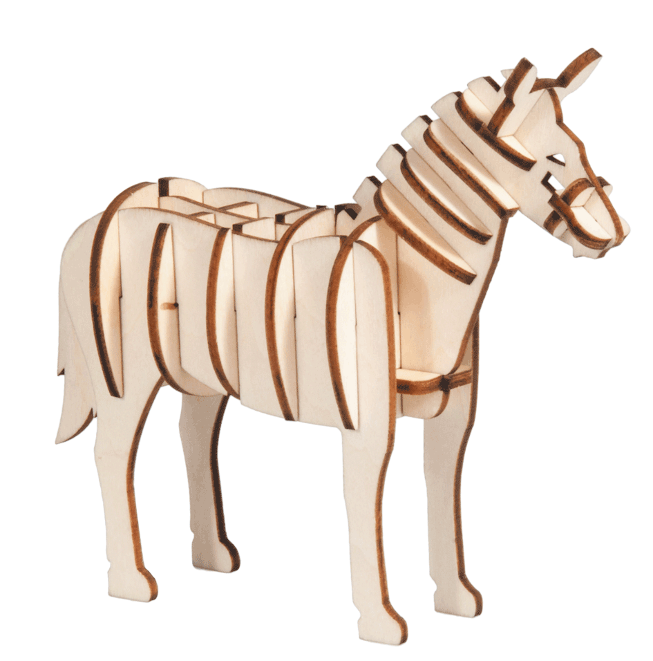 3D Puzzle Pferd