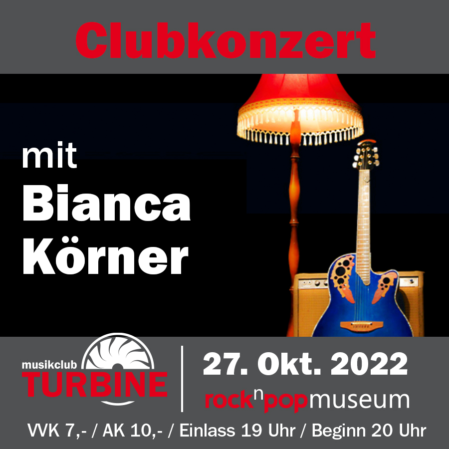 27.10.2022 - Clubkonzert mit Bianca Körner